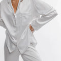 Loungewear set in soft poplin cotton - Orange photographer